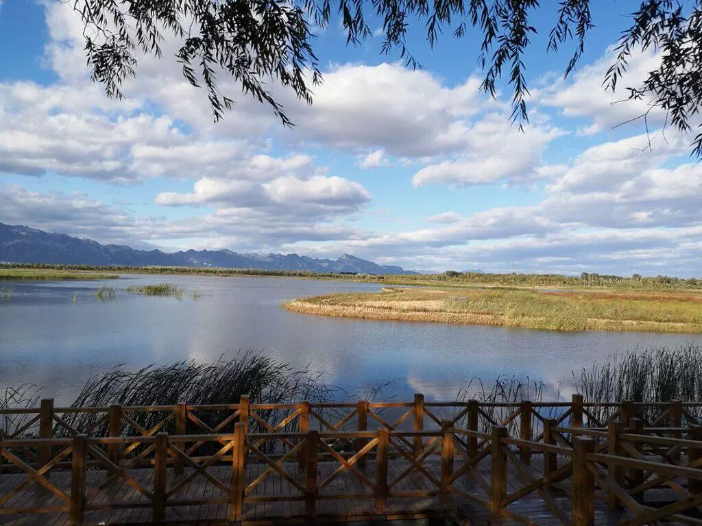 野鸭湖风景区图片