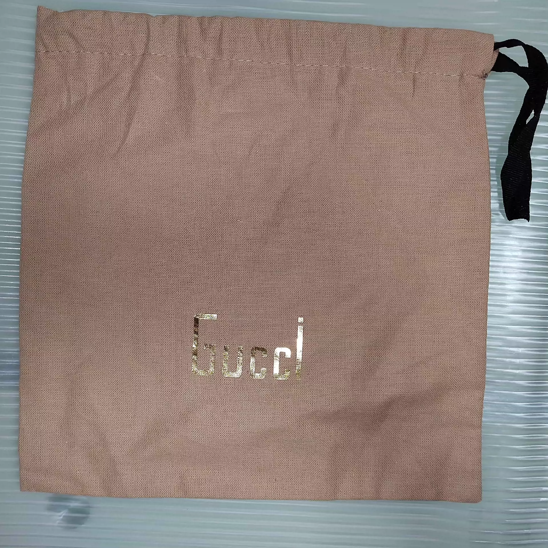 Gucci 金色LOGO 全新正品防尘袋装包包腰带布袋-Taobao Vietnam