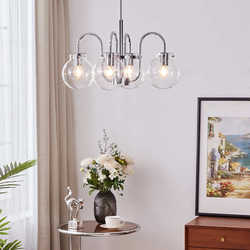 Retro space age medieval chandelier bedroom living room restaurant creative personality decorative ball bubble chandelier lighting fixtures