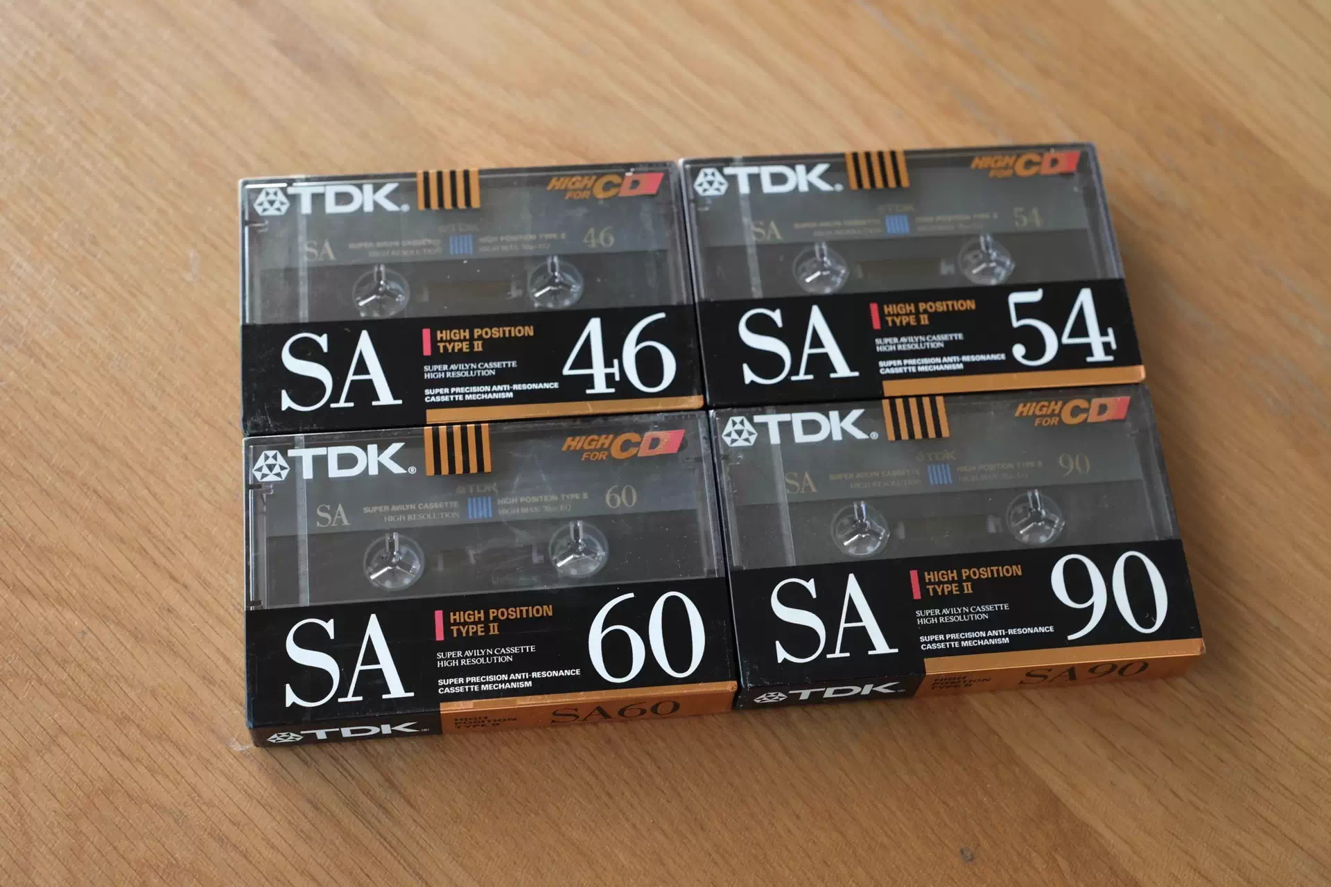 TDK SA 46 80 90 100 二类空白磁带日本