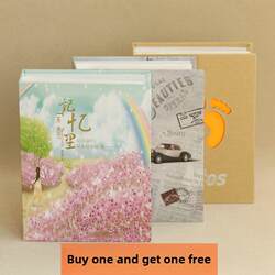 Photo Album for 5-Inch Photos (200 Photos), 6-Inch Photos, 7-Inch Photos (100 Photos), Family and Children's Photo Album, Small Photo Album