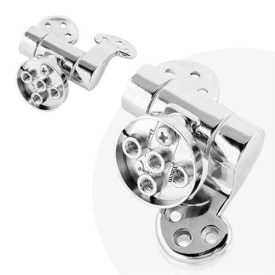 Toilet Seat Hinge 1Pair Replacement Stainless Steel Hinges