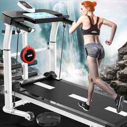Modern Multifunctional Mini Indoor Foldable Fitness Equipment, Silent Walking Machine for Dormitory Use