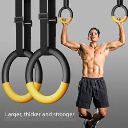 Ring Fitness Equipment for Home Use, Horizontal Bar Pull-Ups, Indoor Gymnastics Training, Adult Exercise Stretching Straps and Rings