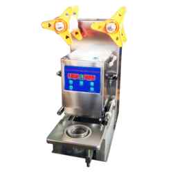 Supply of Automatic Desktop Pp Plastic Cup Sealing Machine, Milk Tea Cup Sealing Machine Afg-95C, Lid Sealing Machine, Sealing Machine
