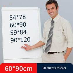 Large Signboard A1 Paper Large Whiteboard Training Whiteboard Paper 60X90Cm Soft Whiteboard Hanging Paper for Teaching and Training