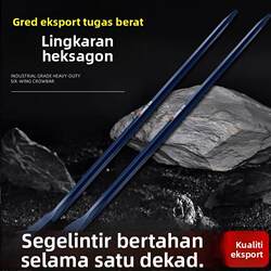 High Manganese Steel Pry Bar, Impact-Resistant, Through-Body Pry Bar, Woodworking-Specific, Heavy-Duty High Manganese Steel Household Pry Bar