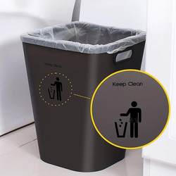 Trash Can for Office Use, Large Luxury Commercial Trash Can for Bathrooms, Living Room, Kitchen, and Restroom Waste Bin