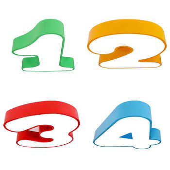 
Creative Digital Chandelier Classroom Letter Lamp LED Bedroom Kindergarten Amusement Park Children's Clothing Mother and Baby Store Suction Chandelier