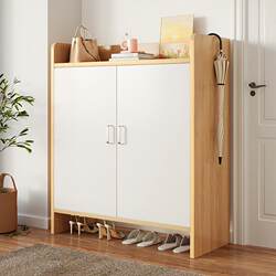 Shoe Cabinet Doorway Household Integrated Shoe Cabinet Door 2023 New Hot Style Large Capacity Shoe Rack Entrance Door Wooden Shoe Cabinet