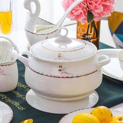 Jingdezhen ceramic tableware wholesale bone china rice bowls dishes plates ceramic tableware sets home gifts factory direct sales
