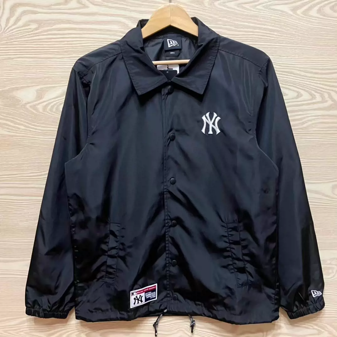 正品MLB/NEW ERA LJ 21ss 翻领防水夹克-Taobao