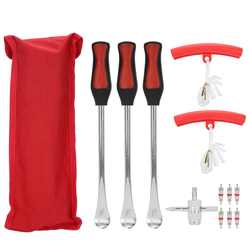 Electric vehicle bicycle tire repair tool set portable multi-functional tire crowbar crowbar 20-piece set
