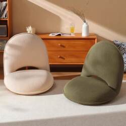 Lazy Sofa Bay Window Chair for Living Room, Simple Folding Leisure Tatami, Adjustable for Lying down and Sleeping, Comfortable Soft Cushion