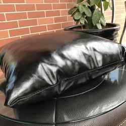 Nordic Leather Lumbar Pillow European and American Style Pu Faux Leather Headboard Sofa Car Office Chair Cushion Pillow
