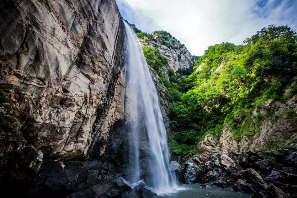 洛阳白云山景区-白龙瀑布图片