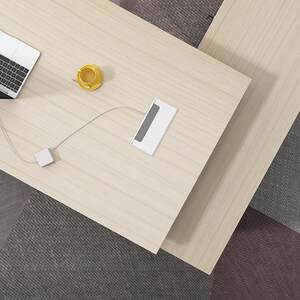 Boss table Simple and modern fashion office desk, chair, chair combination, large group manager manager table furniture table furniture single table
