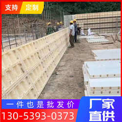 ABS plastic steel concrete formwork 8CM thick ditch retaining wall shell mold baffle culvert bridge water channel pipe gallery