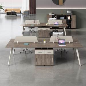 
Office furniture staff desk finance computer desk simple modern 246 person partition locker employee desk chair combination