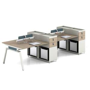 
Staff office desk and chair combination 44 6 people simple modern office furniture screen employee seat computer desk
