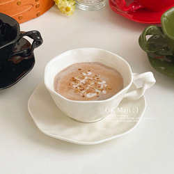 Creative and Exquisite Coffee Cup, High-End Luxury Afternoon Tea Tableware, Ceramic Cup, Mug, Coffee Cup and Saucer Set