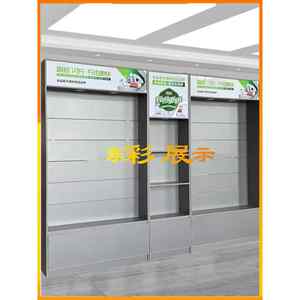 
3C mobile phone accessories cabinet digital trendy multi-functional wooden mobile phone accessories cabinet shell membrane accessories display rack wall cabinet