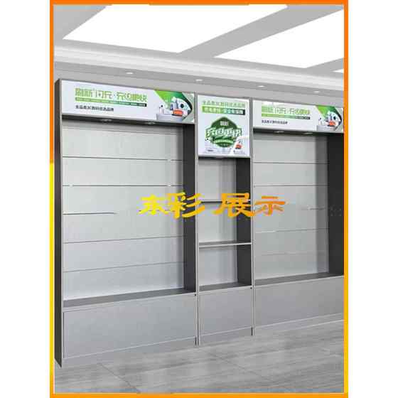 
3C mobile phone accessories cabinet digital trendy multi-functional wooden mobile phone accessories cabinet shell membrane accessories display rack wall cabinet