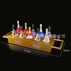 Bar nightclub LED light-emitting wine sedan ktv entertainment atmosphere props wine lift champagne sedan wine set wine rack