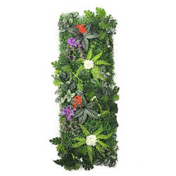 Simulated plant rose lawn decoration wall hanging plant green plant artificial lawn decorative panel 40*120CM