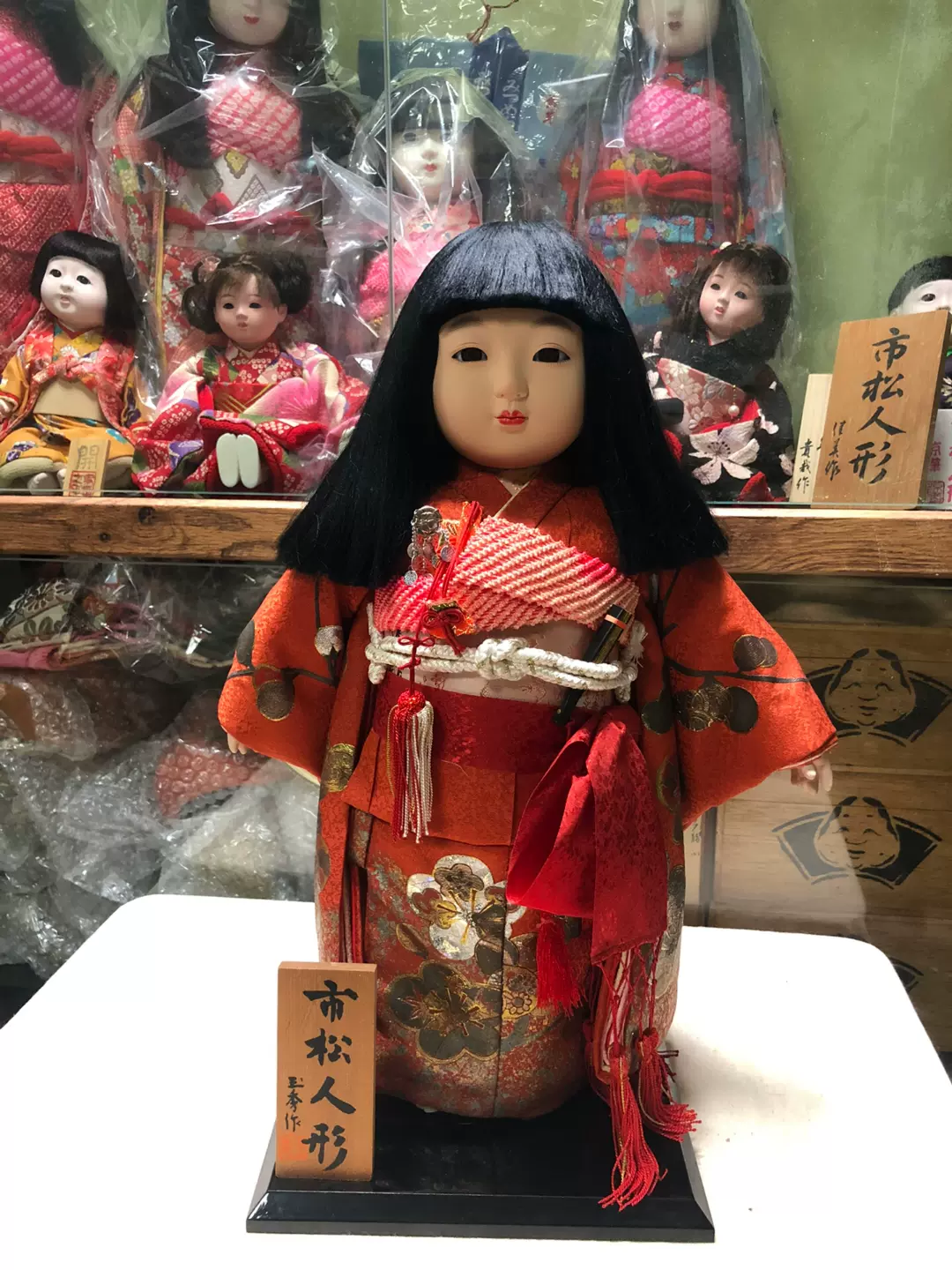 市松人形日本人偶女儿节和服灵魂摆渡娃娃公仔非BJD娃娃-Taobao