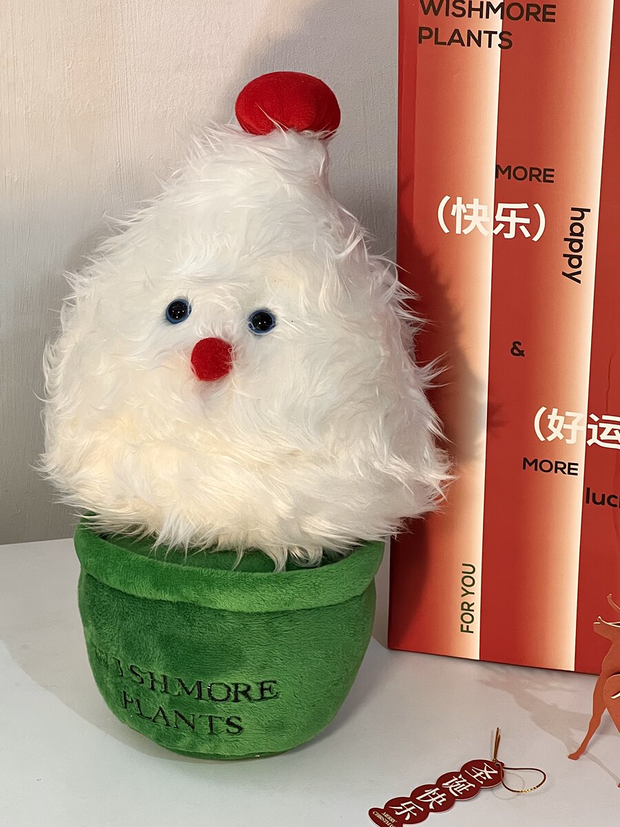 wishmore圣诞节平安夜雪人玩偶,送朋友创意小礼物