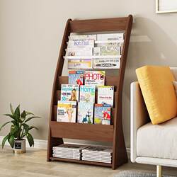 Office Newspaper Rack, Newspaper and Magazine Rack, Floor-Standing Book and Newspaper Rack, Promotional Rack, Bookshelf, Information Rack, Display Rack, Wooden
