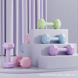 Dumbbells for Women, Home Fitness Dumbbells, 2kg Pair of Dumbbells, Women's Fitness Equipment, Home Barbells, Kettlebells, Children's