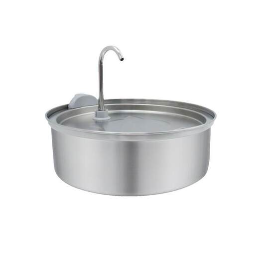 
Stainless steel pet water dispenser cat drinking water automatic live water outlet cat drinking water dispenser mobile water intelligent equipment