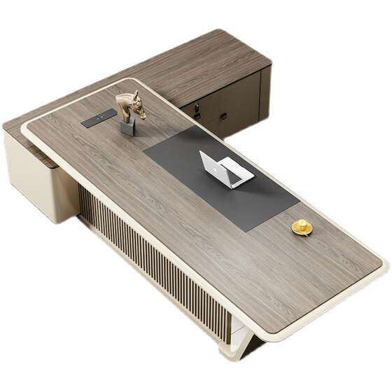 
Office desk boss desk simple modern president desk office furniture Guangdong light luxury manager large desk supervisor desk desk desk