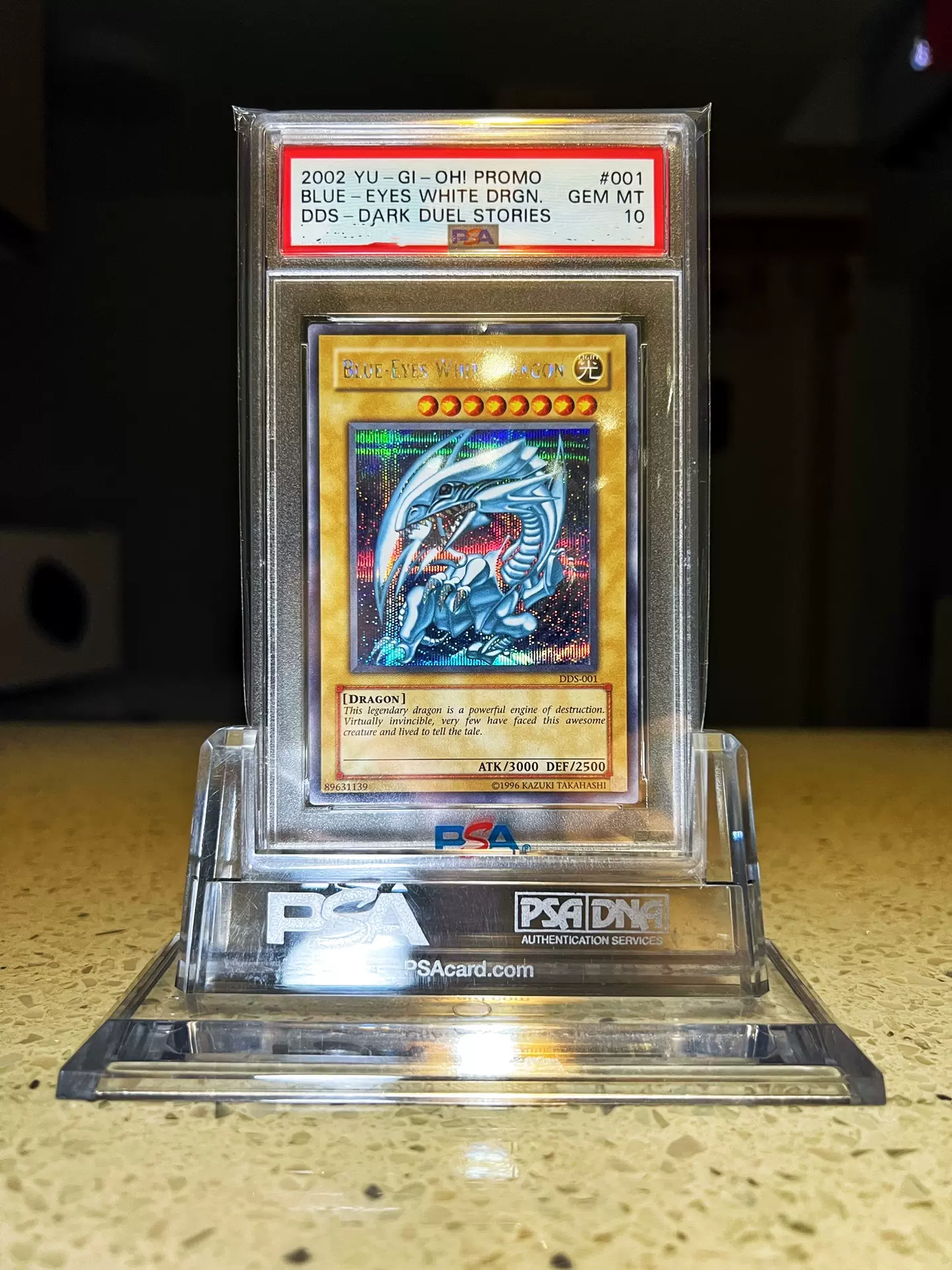 出售】游戏王青眼白龙DDS 美英SER PSA10