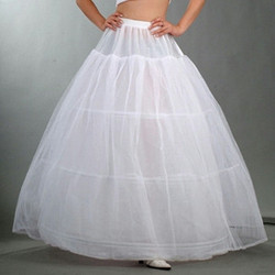 Special Wedding Dress Petticoat With Three Steel Rings