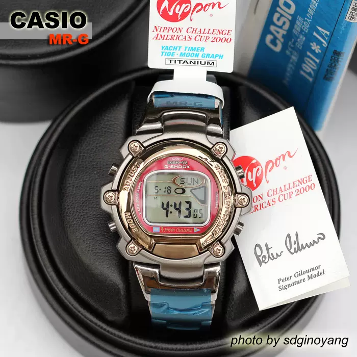 超稀少CASIO卡西欧G-SHOCK MRG-1001V-4A 金深海核弹全新结束-Taobao