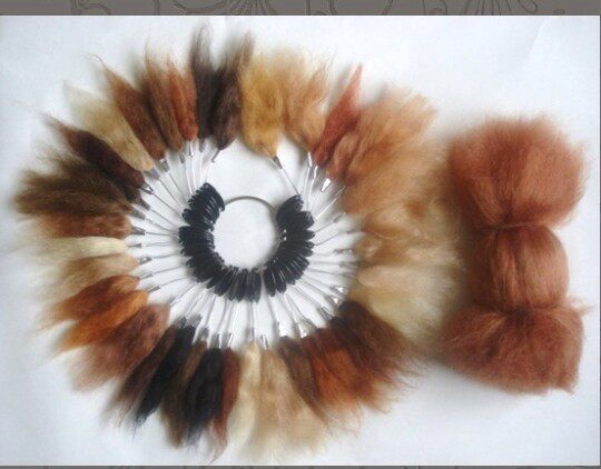 Mohair rebirth baby Mahai Mao doll hair DIY doll special wig handmade