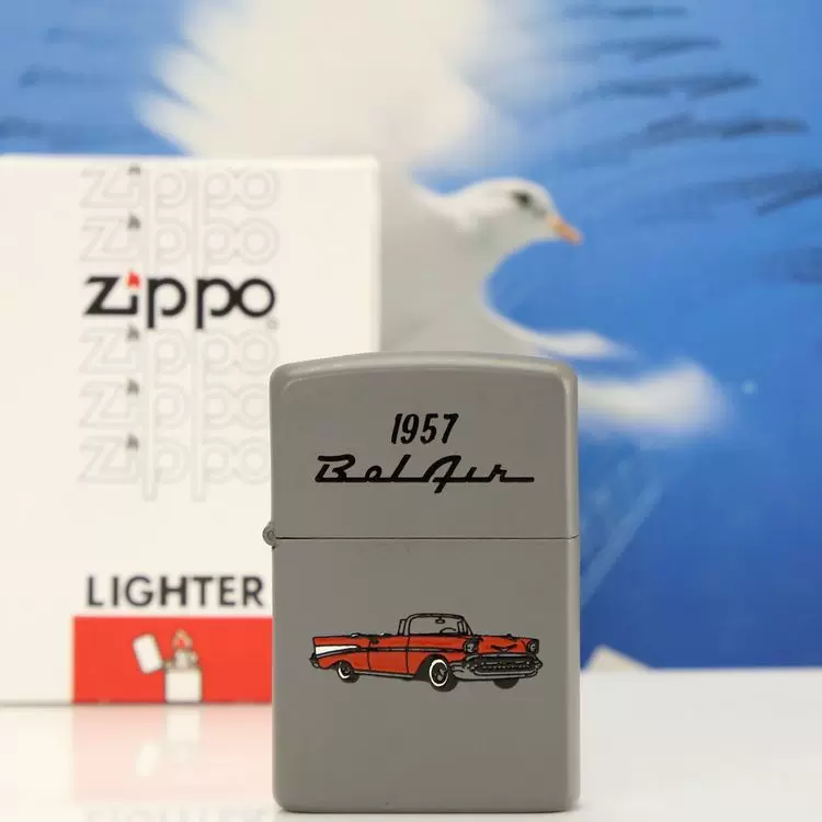 原装正品ZIPPO打火机1989年复古50年代经典名车系列样机美国正版-Taobao