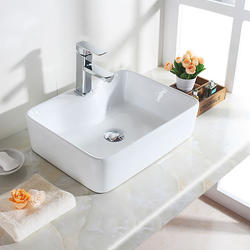 Dikani Countertop Basin Square Art Basin Bathroom Wash Basin Ceramic Wash Basin Wash Basin Wash Basin