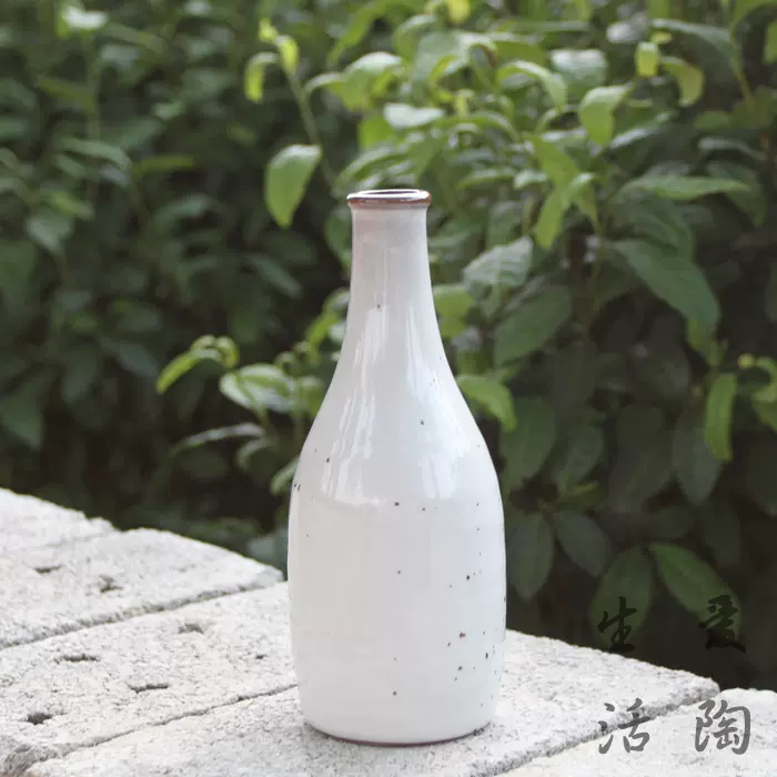 粗陶 和风 芝麻点点 做旧效果 小花瓶 花器 小花插田园风家居