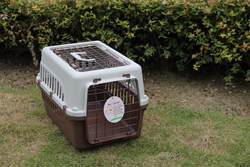 Factory Direct Sales Petmode Pet Double-Door Portable Box for Small Dogs, Cats, and Rabbits, Suitable for Transportation