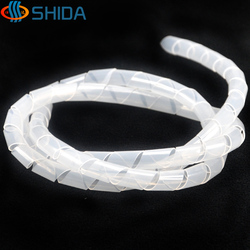 Shida Winding Wire Tube Winding Tube Winding Tube Winding End With Cable Harness And Wrapped Wire Protection Wire Management Tube Winder 3-30mm