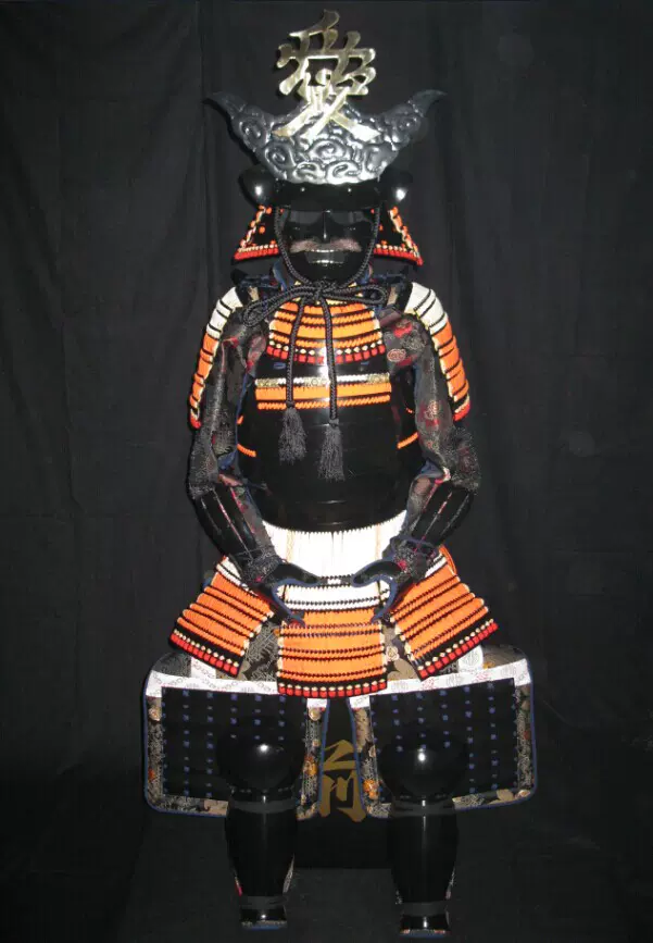 【琴》時代武具 鉄地 揚羽蝶前立 本時代物 甲冑部品AD712