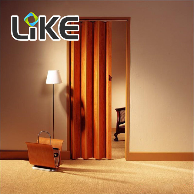 Customized pvc folding door partition kitchen door interior door sliding door bathroom door shop plastic folding door