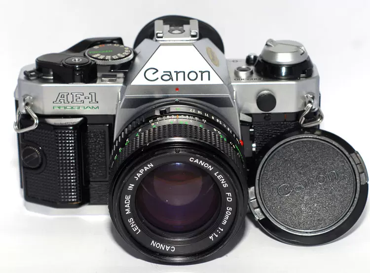 佳能Canon AE-1/AE-1P AE1底片相機（含佳能NFD50/1.8鏡頭）-Taobao