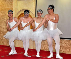 Four Little Swans Male Funny Invincible Version Adult Ballet Performance Costume Male Ballet Costume Swan Lake Dance Dress