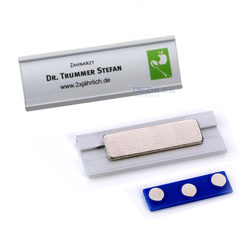 Magnetic Employee Badge, Badge Magnet 65*20mm, Employee Badge, High-End Sales Assistant Badge, Suction Clip Name Tag