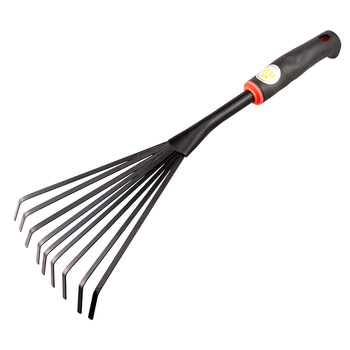 Nine-tooth rake small rake flat soil flower soil gardening tool